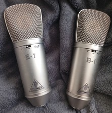 Two Behringer B-1 large condenser microphones.  Mics ONLY . NO accessories