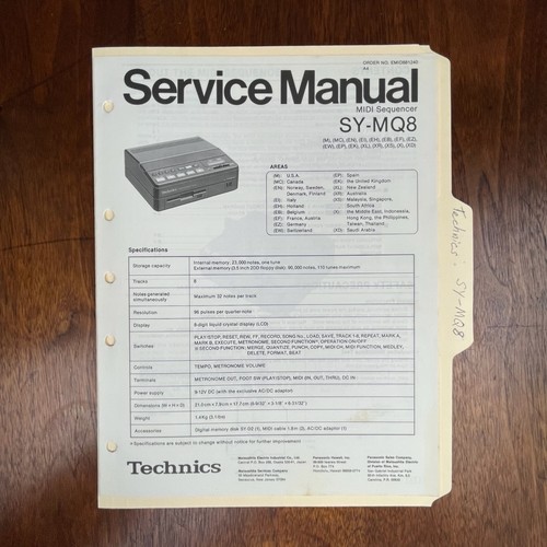 Vintage technics mq8 - vintage,