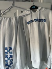 Men’s Large Off-White Blue and white stylish tracksuit 