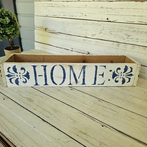 Vintage looking wooden planter - vintage,