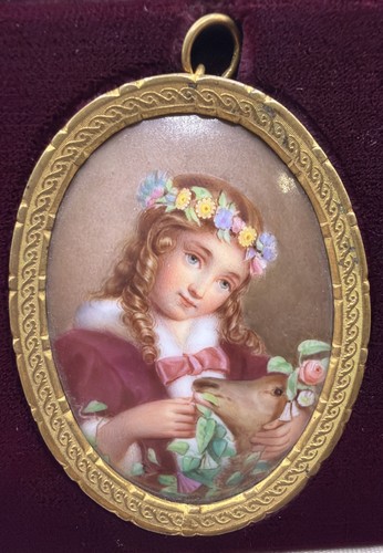 Meissen porcelain miniature - meissen,