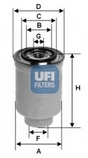 New Fuel filter for TOYOTA