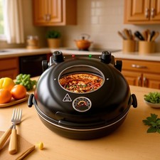 Electric pizza oven - pizza,