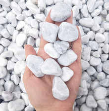 Decorative garden stones snow - decorative,