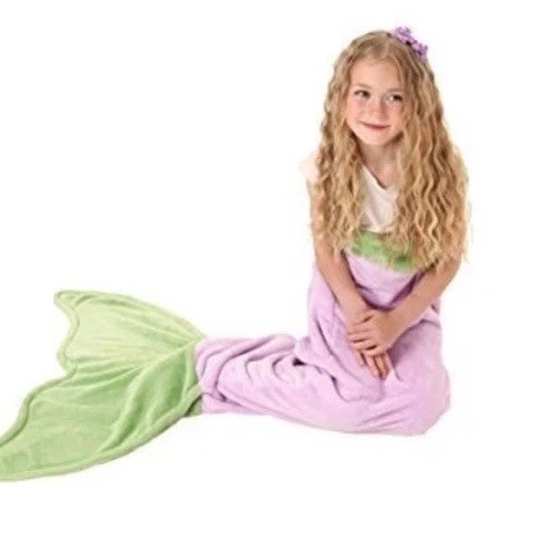 Girls mermaid tail blanket - girls,
