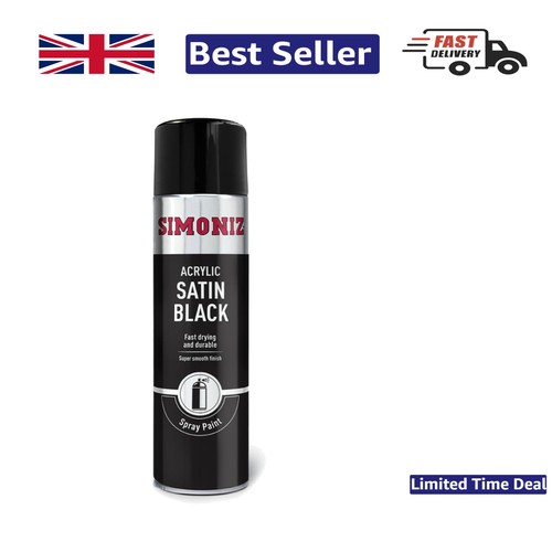 500ml matt black acrylic spray - matt,