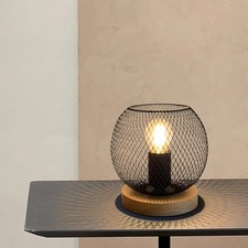 Metal Cage Table  Desk Lamp