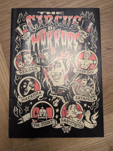 Circus horrors tour program - circus,