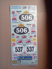 TAMIYA SAND SCORCHER/BLITZER/MONSTER BEETLE DECALS/DECAL SHEET
