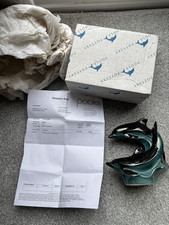  Poole Pottery Double Dolphins Riding The Waves Figurine 16 cms x 16cms