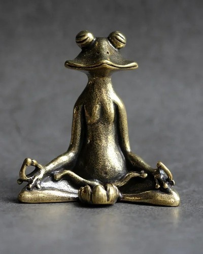 Antique brass meditation - antique,