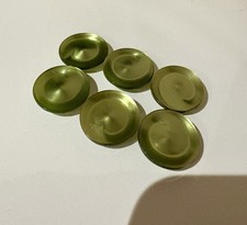 Qty.6 Vintage Avocado Green