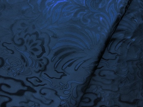Navy oriental pattern premium - navy,