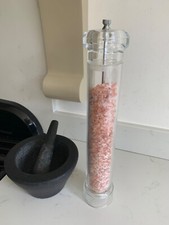 Tall Clear Acrylic Salt/Pepper