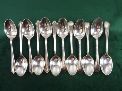 Vintage silver plated - 12,