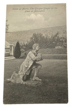 Statue of Morris, The Glasgow Gauger on the Lawn at Abbotsford - c1910
