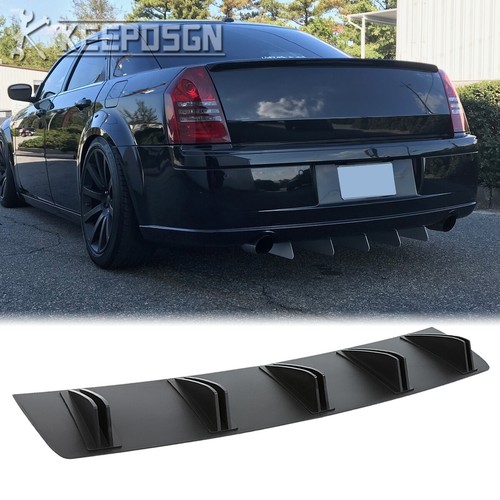 Matte rear bumper diffuser - matte,