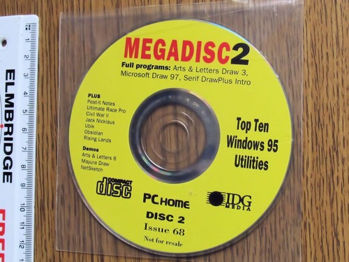 Vintage home megadisc cd - pc,