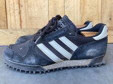 Vintage ADIDAS Marathon TR Trainer Classic Black Korea Sz:-  UK 9 | US 9.5