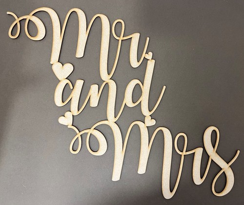 Wooden mdf and - and, mrs