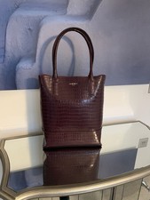 Ladies Burgundy Crocodile