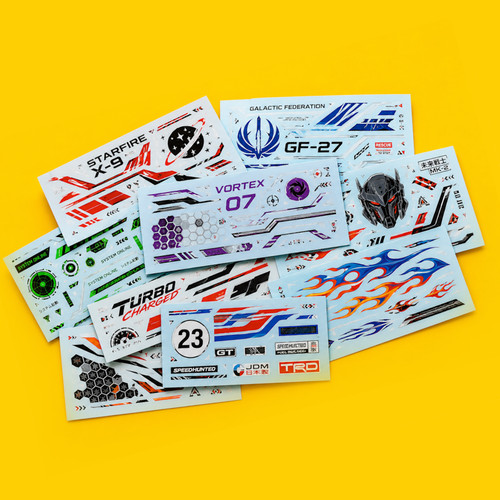 Custom water slide decal