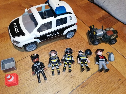 Playmobil police car and - car,