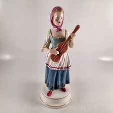Michael Sutty, Handcrafted, Porcelain, Figurine, "The Musician" Limited Edition