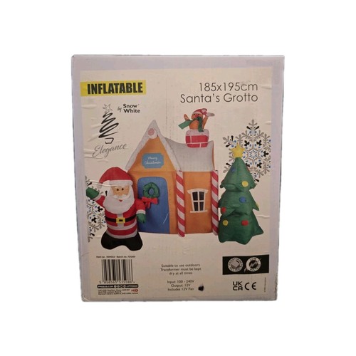 Inflatable led santa grotto - inflatable,