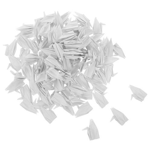 White handmade origami paper - handmade,