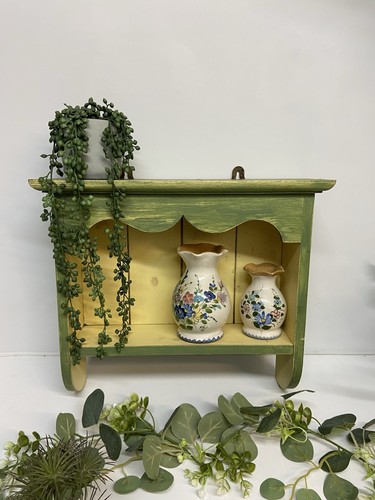 Handmade vintage green - , painted