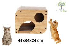 Scratching cat house cardboard - house,
