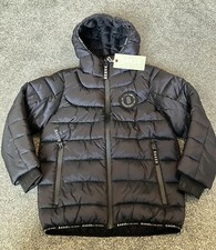 BNWT Ted Baker Boys Navy Shower Resistant Midweight Padded Coat Age 3-4 Years