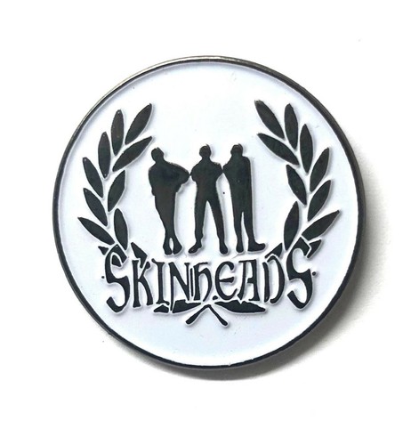 Skinheads metal enamel - skinheads, pin