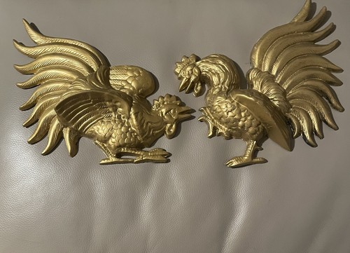 Vintage pair brass bronze - pair, of