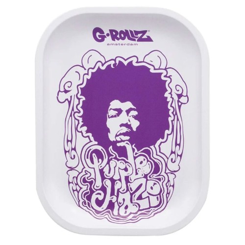 Purple haze metal rolling tray - purple,