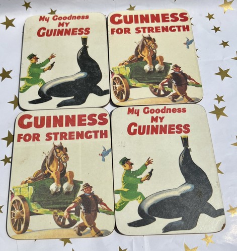 Vintage guinness cork coasters - guinness,
