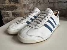Adidas The Sneeker White Leather Trainers Size 10 U.K. 44.5 EU