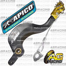 Apico Black Yellow Rear Brake Pedal Lever For Suzuki RMZ 450 2011 Motocross New