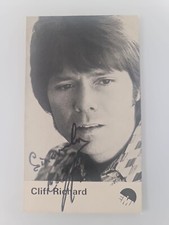CLIFF RICHARD Autograph Original Signed Autographed Autograph Card