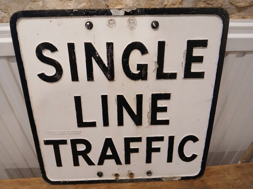 Single line traffic - , vintage