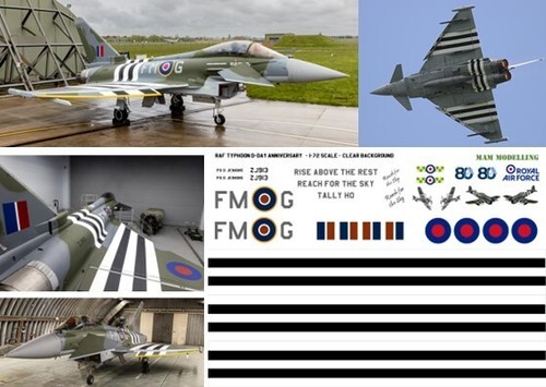 Raf moggy typhoon d day - 1:72, "moggy"
