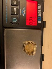 1982 Gold Half Sovereign Ring