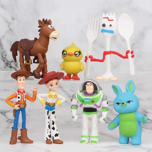 7pcs toy story action - story,