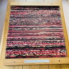 SWEDISH RAG RUG WALL HANGING