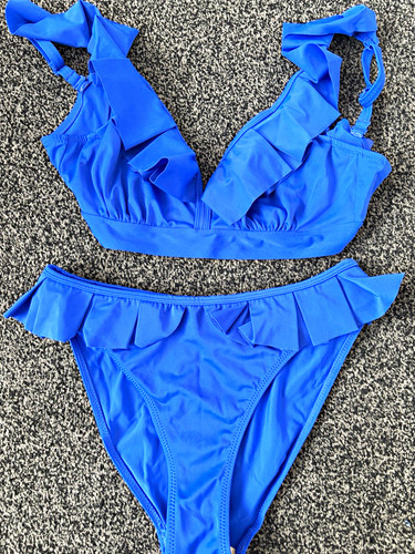 Pour moi blue ruffle - pour,