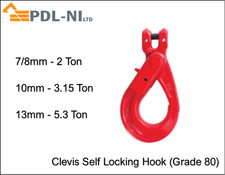 Clevis Self Locking Hook