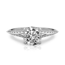 Platinum Diamond Ring For