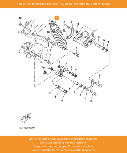 Yamaha shock absorber assy - yamaha,