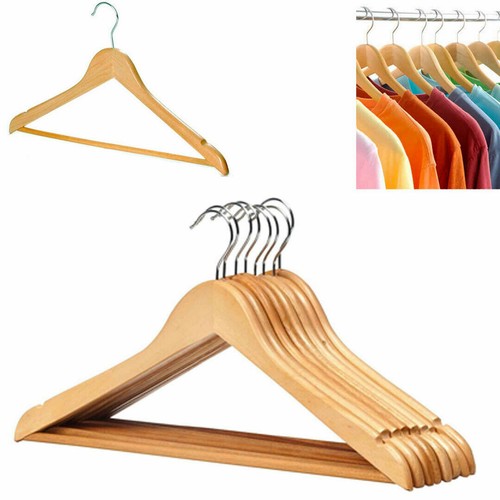Wooden coat hangers - 20,